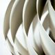 Louis Weisdorf for Lyfa Space age Danish Turbo White Moon Pendant Light, 1965