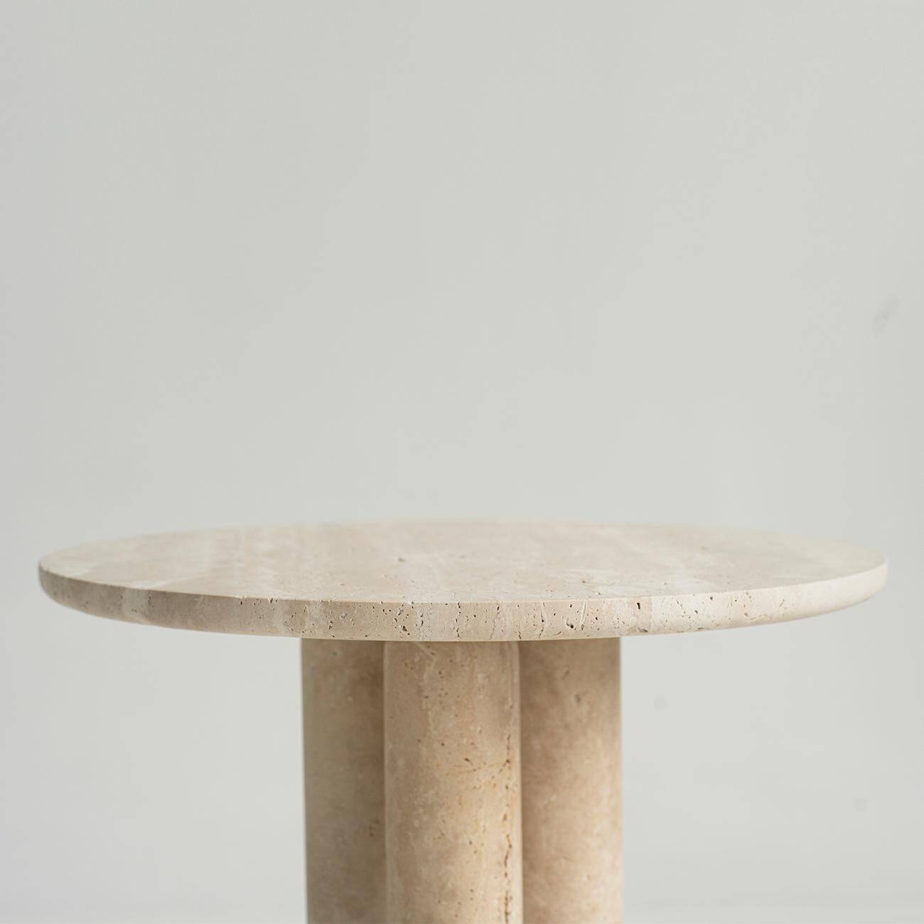 Table d'appoint Trio n° 2 en travertin