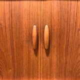 Teak wall system by Niels Bach for Dyrlund, 1970