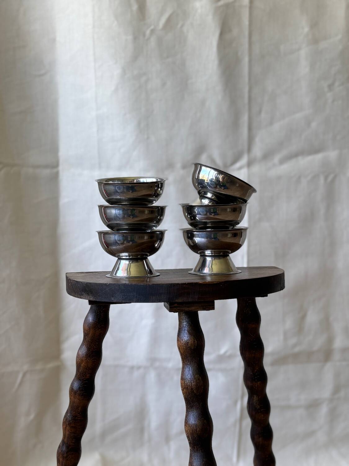 Stainless steel ice cream cups