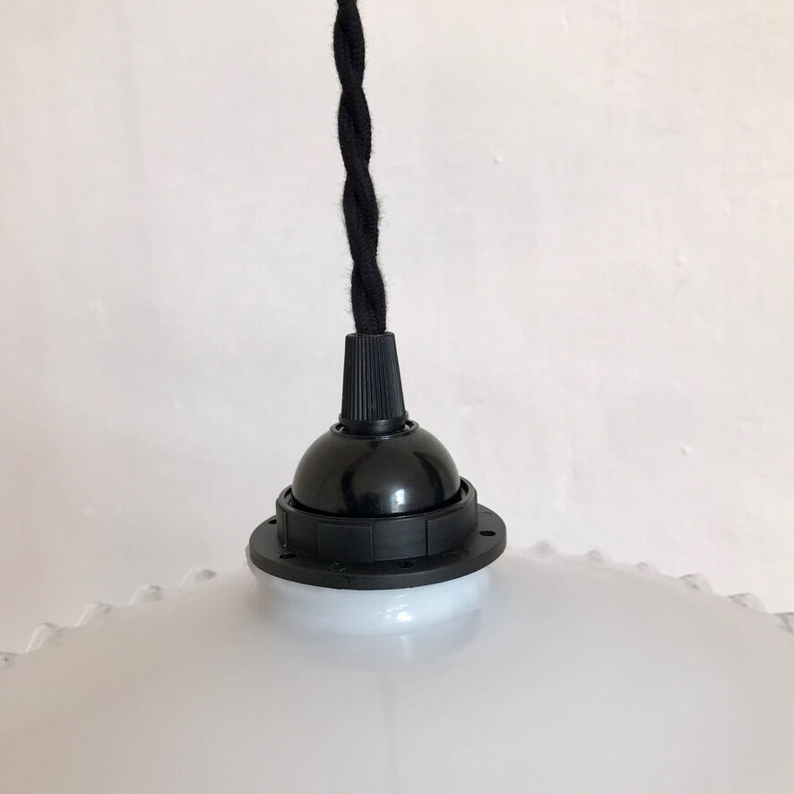 White opaline lace walker