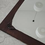 Large mirror on restored wooden frame to install 1950