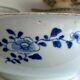 Saladier Compagnie des Indes en porcelaine bleue