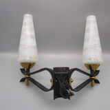Double vintage wall lamp 50/60'