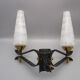 Double vintage wall lamp 50/60'
