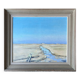 Beach landscape, oil on canvas, signed Jean Paul GUINEGAULT.