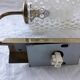 Applique laiton et verre bubble