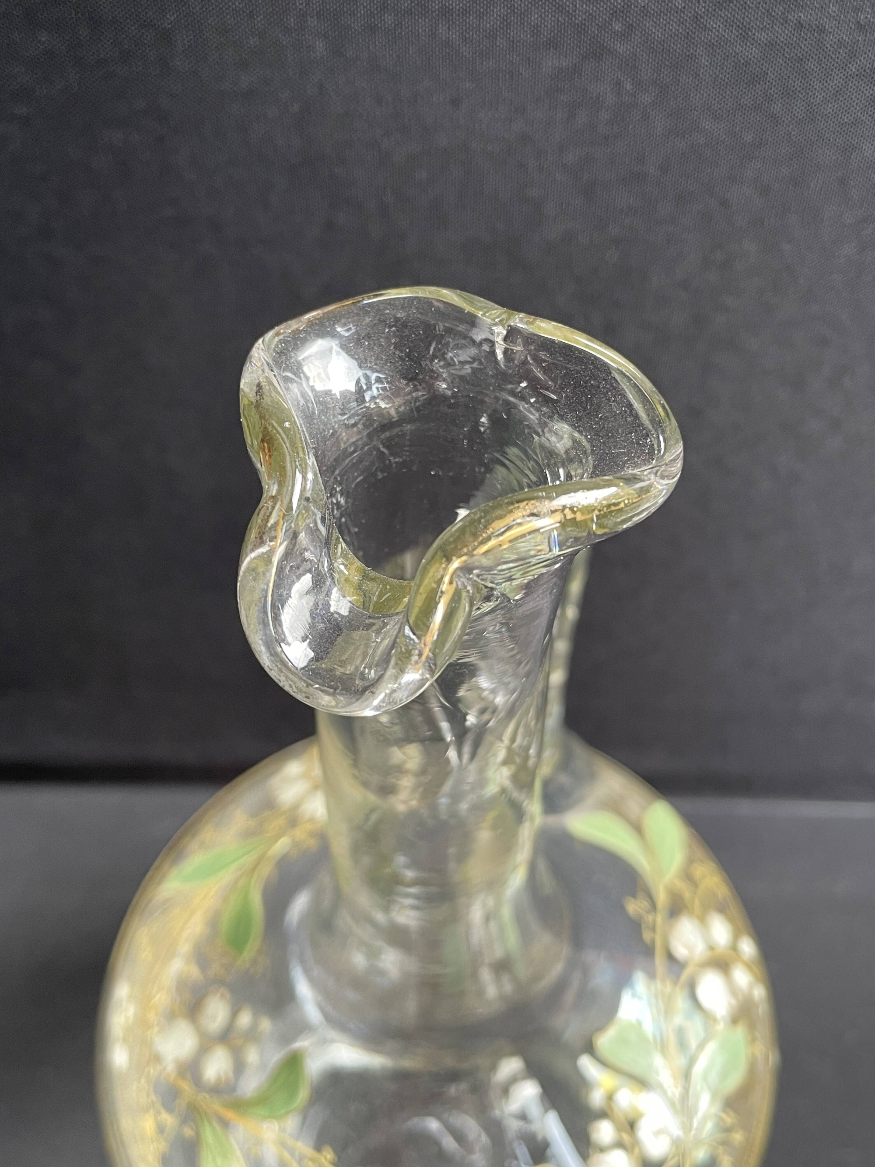 3343 - 3344 – Enamelled jug attributed to FT Legras End of 19th century