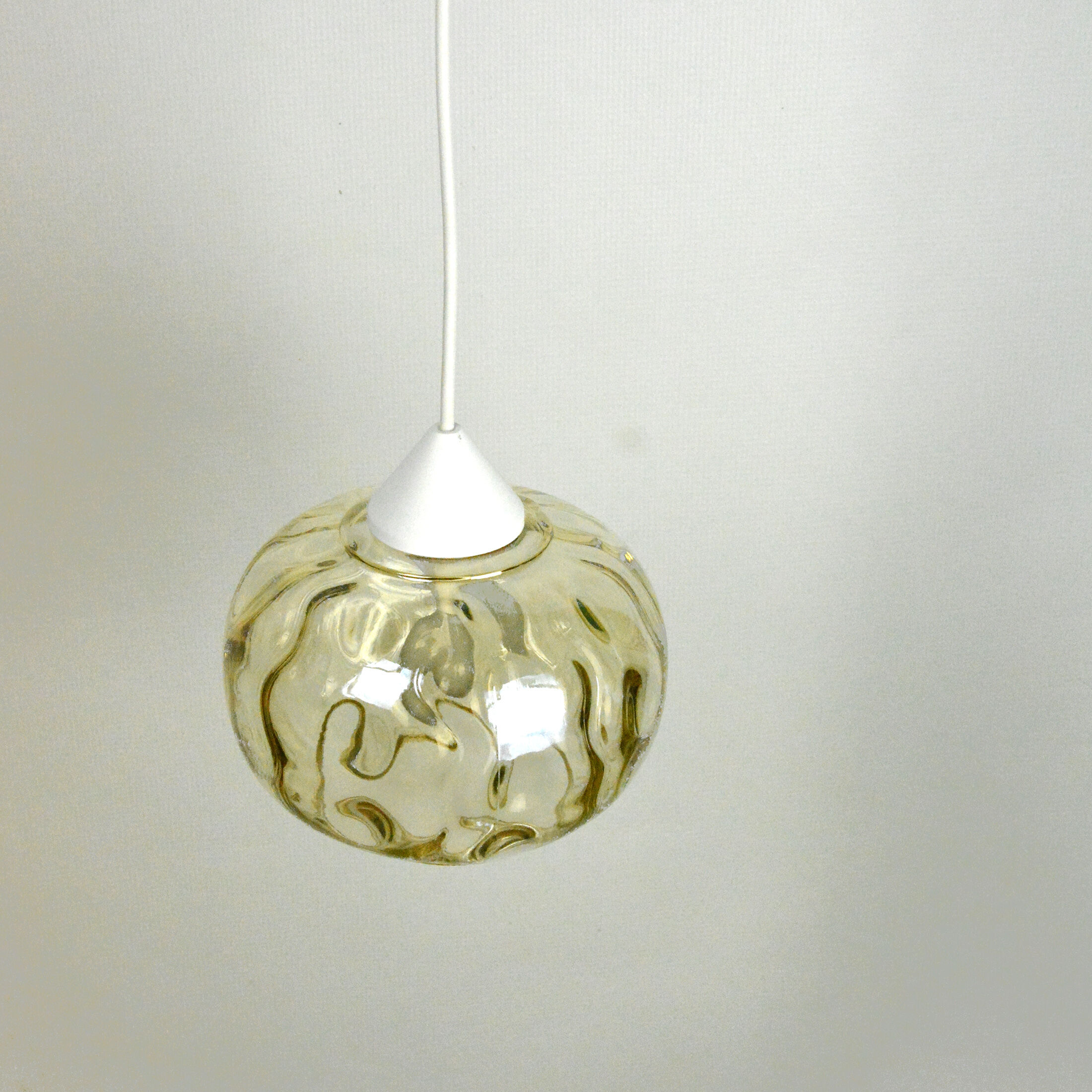 1970s Modernist hanging lamp, Poland