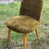 Chaises moumoute verte