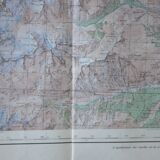 Saint Christophe vintage IGN map