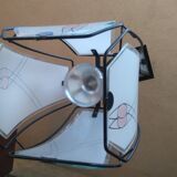 60s pendant light with 4 facets