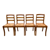 4 barn mulched chairs