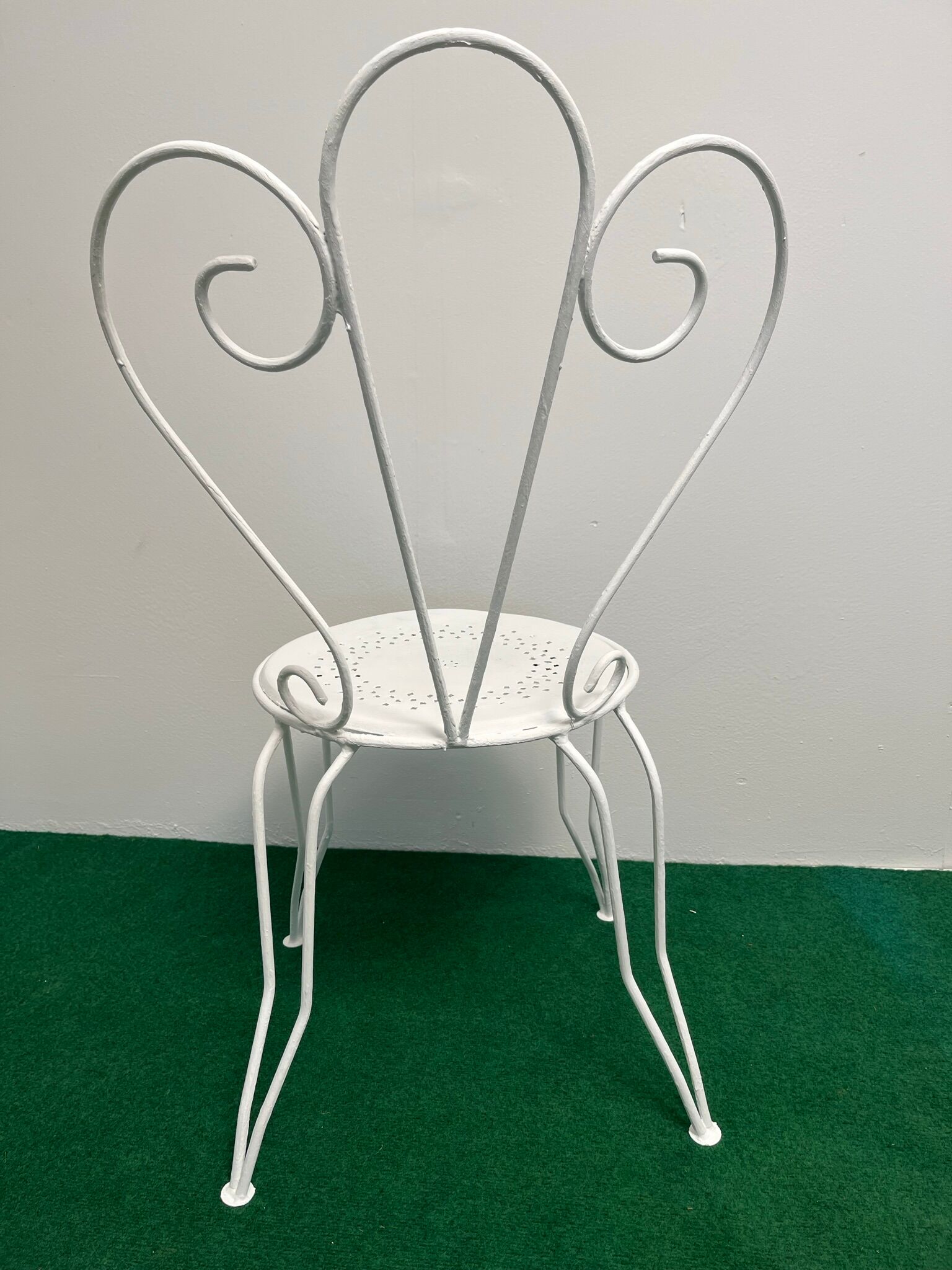 Garden furniture wrought iron folding year 50-60