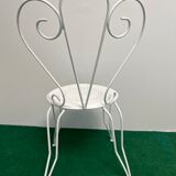 Garden furniture wrought iron folding year 50-60