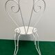Garden furniture wrought iron folding year 50-60