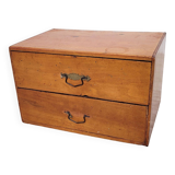 Small old wooden haberdashery rack