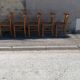 Set de 5 chaises bistrot vintage