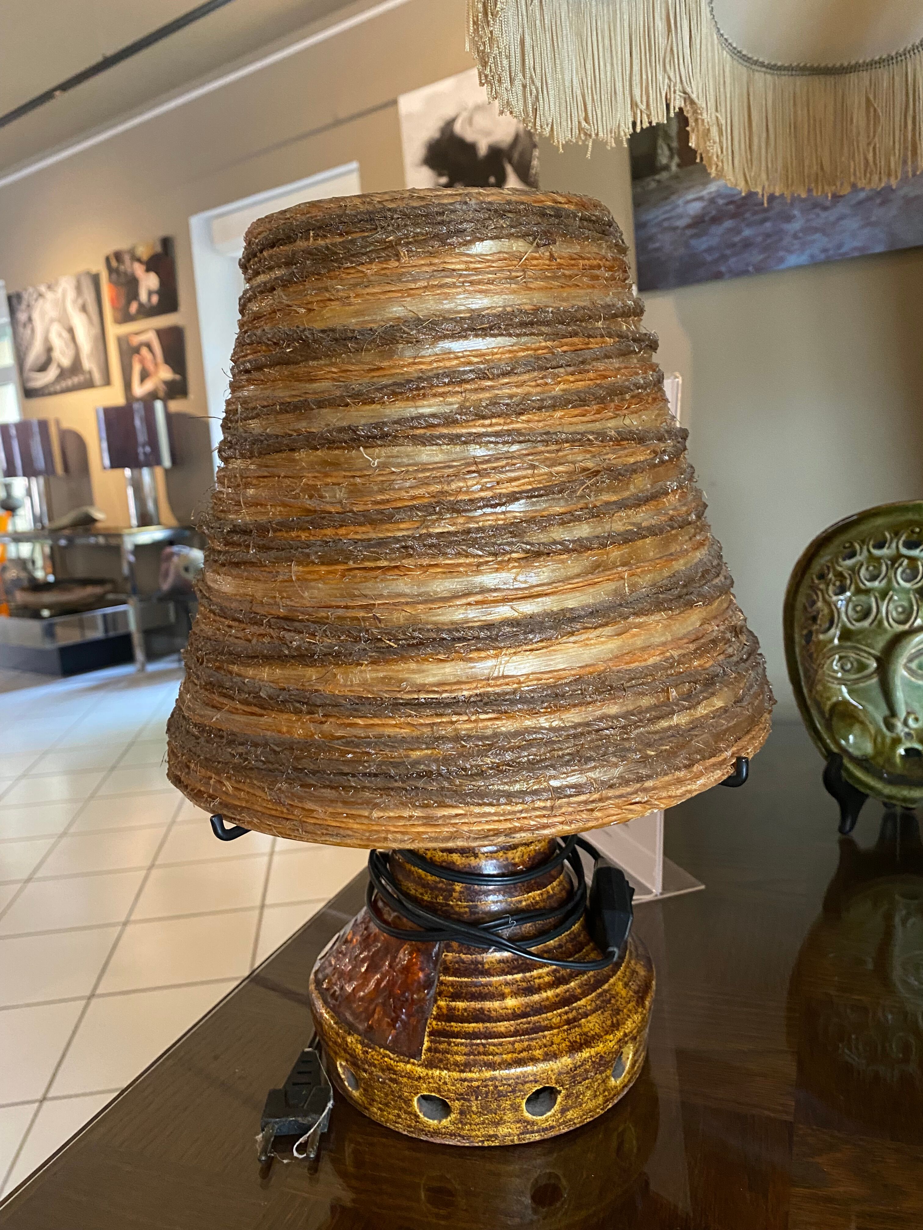 Ceramic lamp and Accolay resin