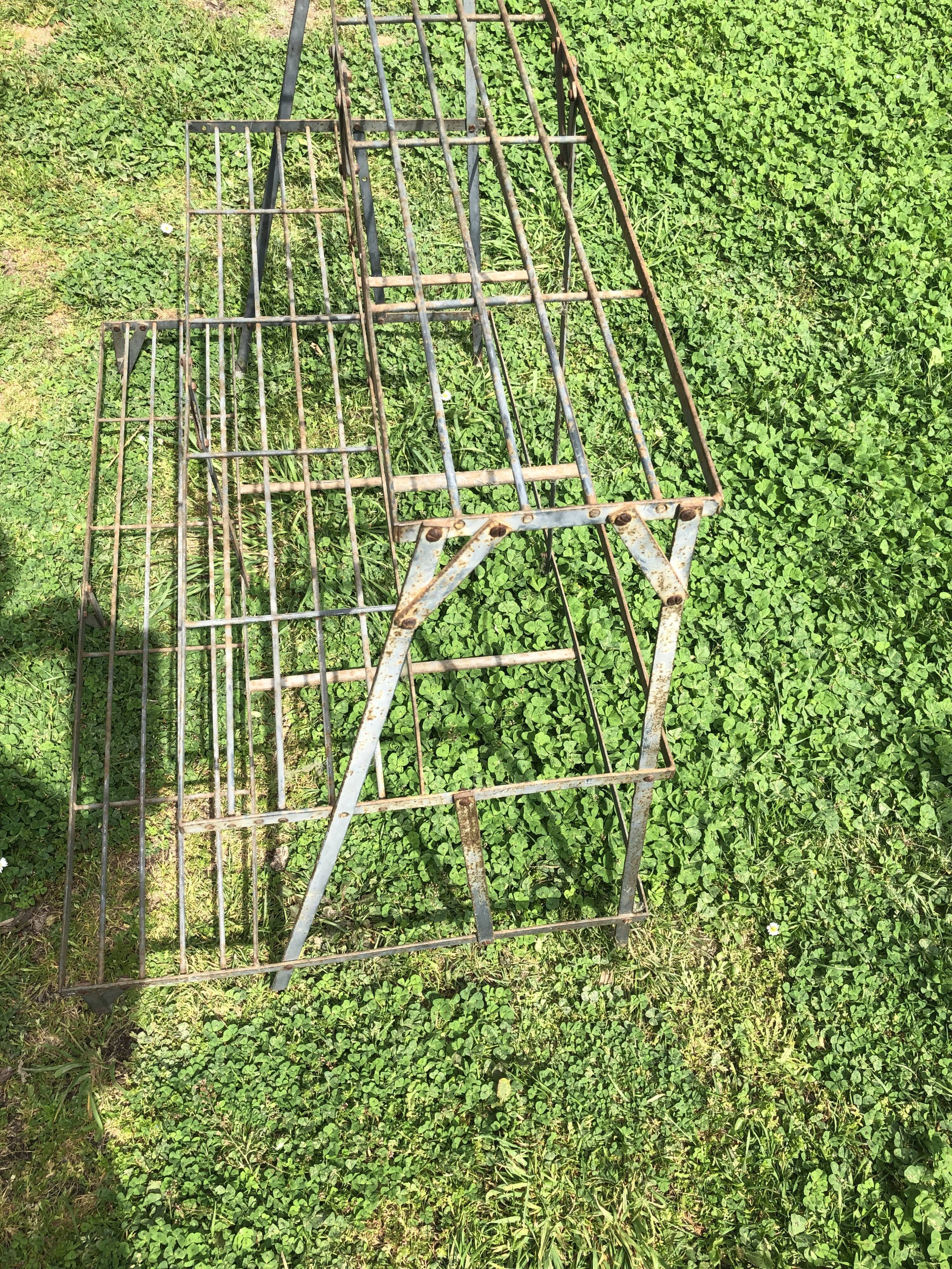 Wrought iron plant holder