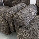 Modular lounge chairs/sofa by Eberhard Geißler, Oelsa, Germany, 1970s