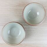 2 small stoneware bowls