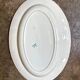 Large oval dish Lunéville in blue ironstone, "Tulip" service.