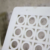 Set of five vintage patio chairs