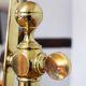 Brass psyched mirror 160x29cm