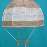 Jute hanging lamp for children's room
