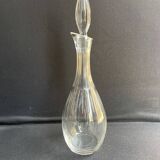 Carafe in blown and cut crystal