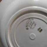 Plates Creuses Lunéville Bannec lot of 2