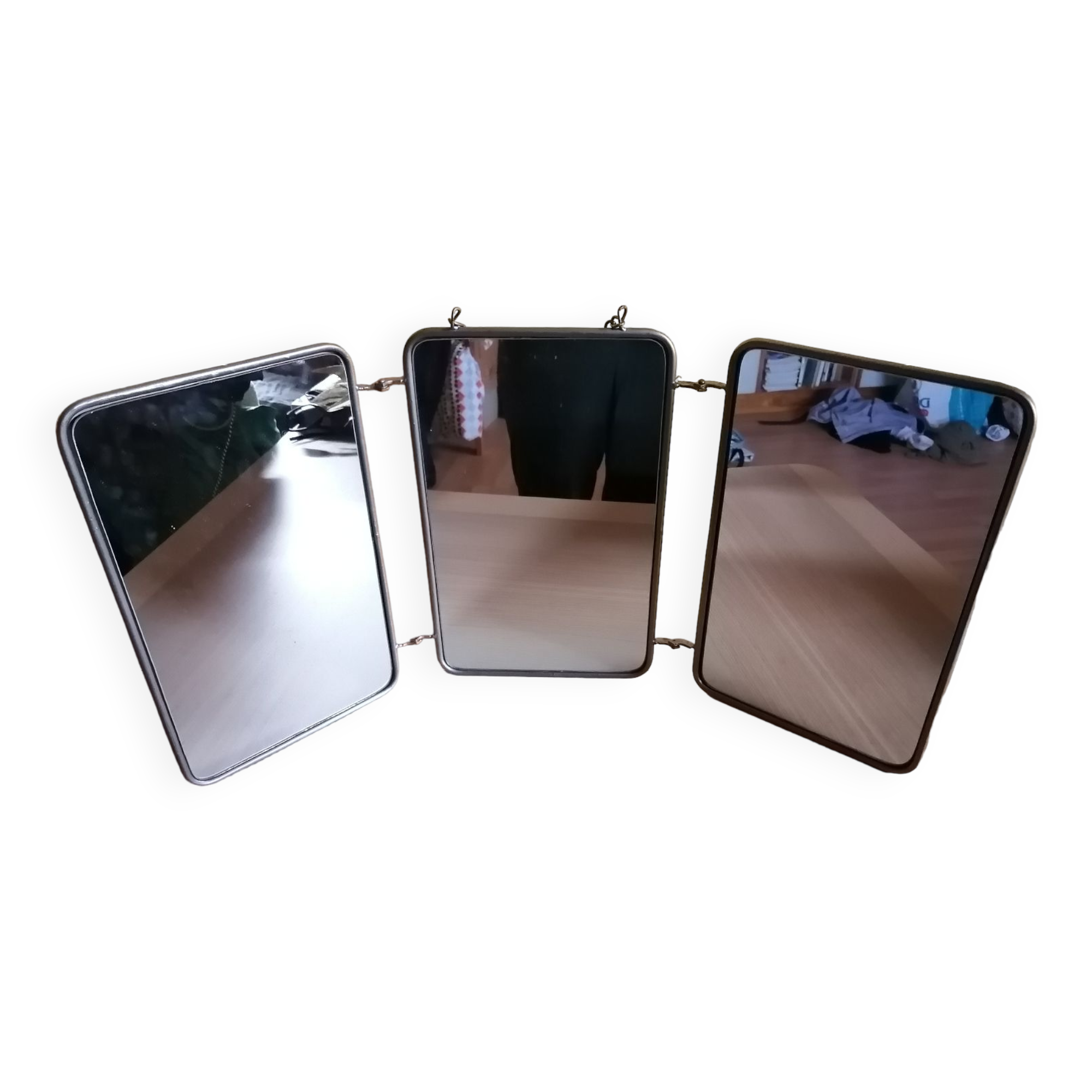 Barber mirror triptych