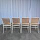Set of 4 Thonet Style 811 Cane Chair: Josef Hoffman Mid-Century Modern Furn