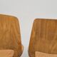 Series of 4 Baumann bistro chairs model Mondor 1950 vintage