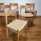 Set of 6 chairs by Hans J. Wegner for Carl Hansen & Søn, 1960