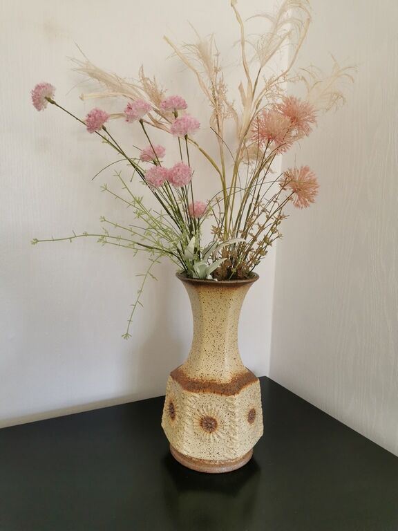 Vintage ceramic vase 70s West Germany