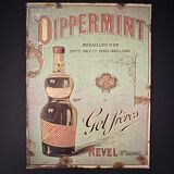 Plaques en tôle Courvoisier Get Pippermint