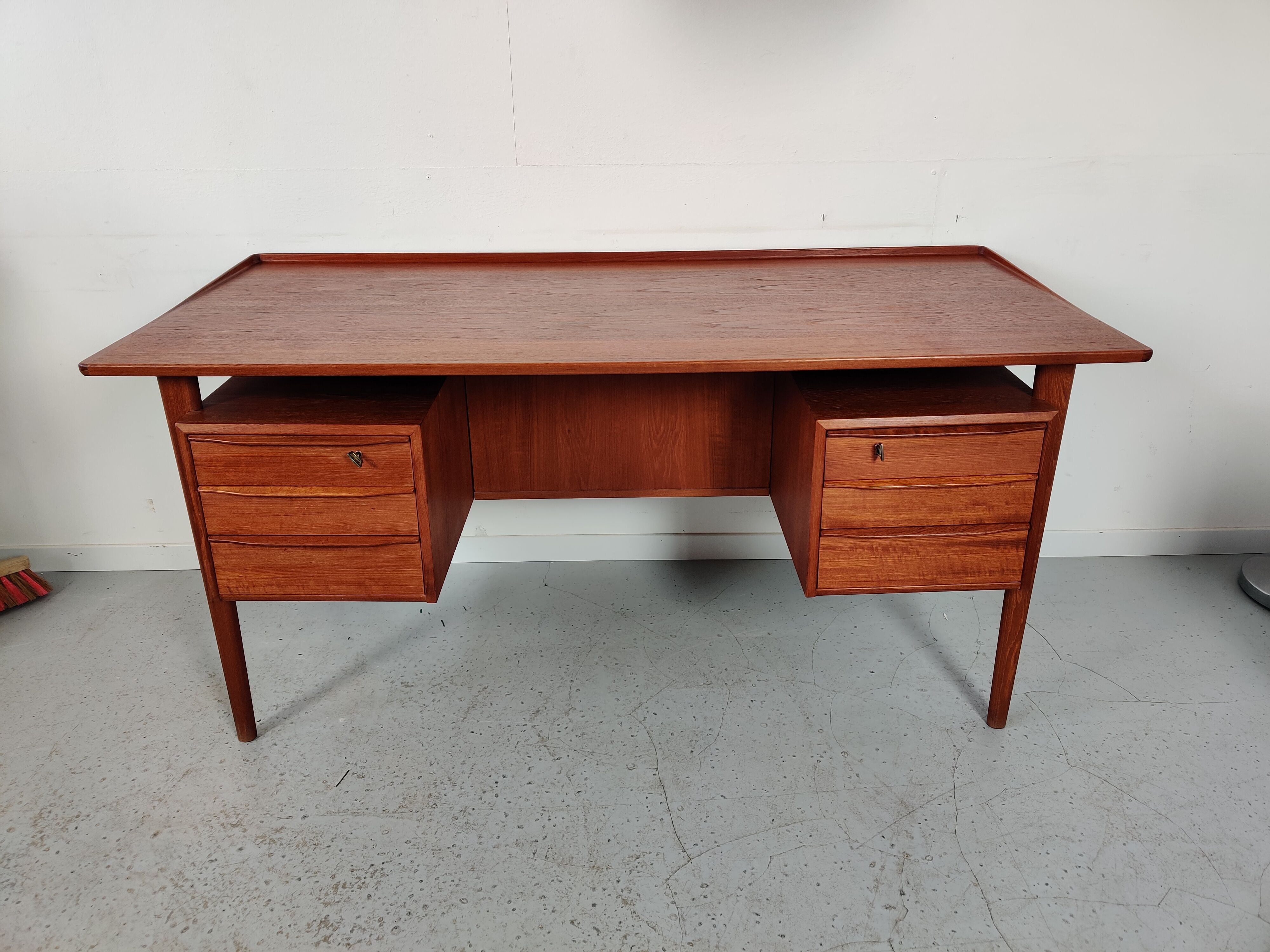 Teak office by Peter Lovig Nielsen, Denmark 60/70