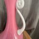 Vintage opaline rose vase design