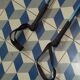 Vintage metal and leather ski poles