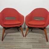 Shell armchairs by Miroslav Navratil