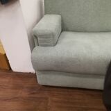 Green almond & convertible sofa