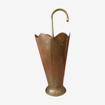 Vintage copper umbrella holder