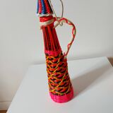 Vintage scoubidou bottle