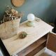 Buffet parisien patine blanche