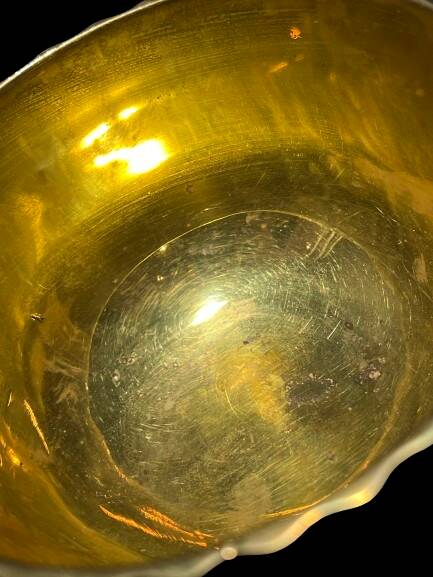 Brass pot