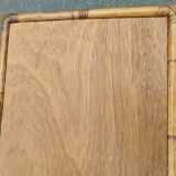 Vintage antique rattan coffee table