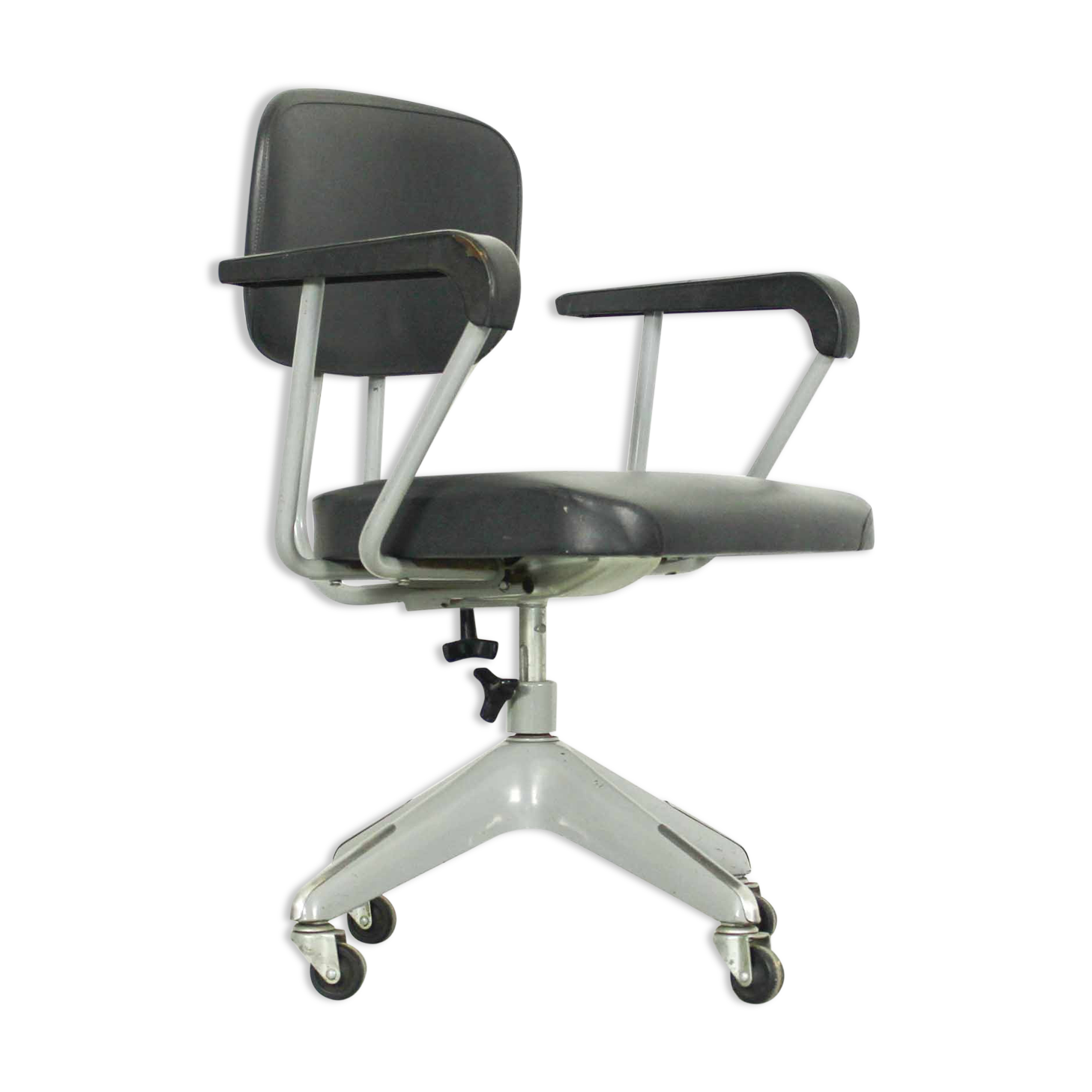 Japanese Industrial Office Desk Chair by Takashi Okamura, 1970s