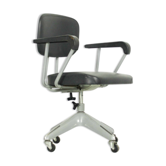 Japanese Industrial Office Desk Chair by Takashi Okamura, 1970s